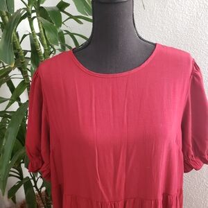 Red Maxi Dress XL